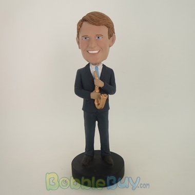 Picture of Saxaphone Player Male Bobblehead