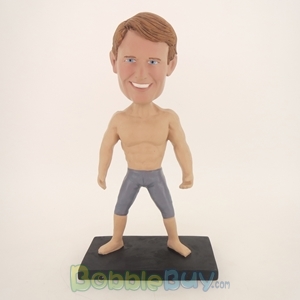 Picture of Shirt Off Muscle Man Bobblehead
