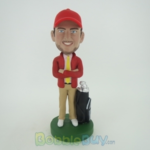 Picture of Standing Golfer Man Bobblehead