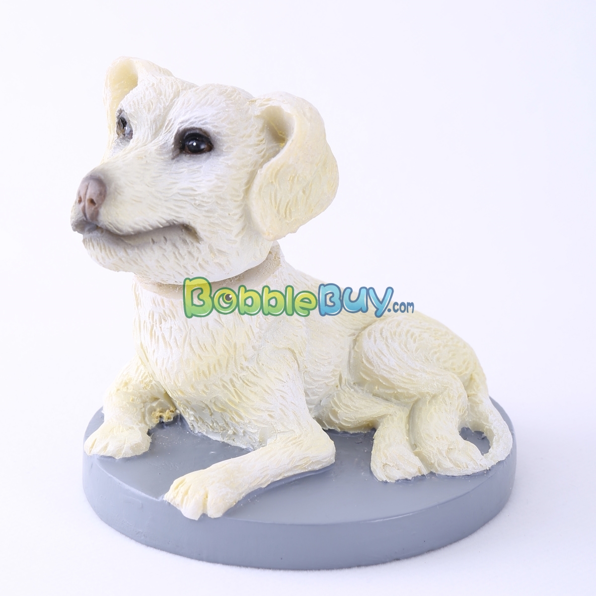 White Pet Dog Bobblehead BobbleBuy Custom Bobbleheads from 50